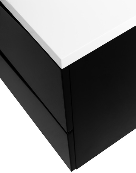 Тумба под раковину BelBagno Marino 110 MARINO-1100-2C-SO-NL-P подвесная Nero Lucido