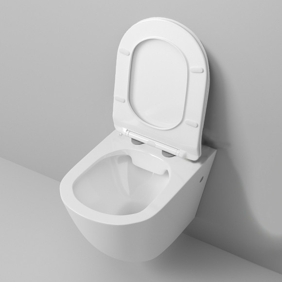 Унитаз Grossman GR-4411S подвесной Белый глянец с сиденьем Микролифт Унитаз Grossman GR-4411S подвесной Белый глянец с сиденьем Микролифт