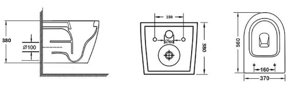 Унитаз Grossman GR-4411S подвесной Белый глянец с сиденьем Микролифт Унитаз Grossman GR-4411S подвесной Белый глянец с сиденьем Микролифт