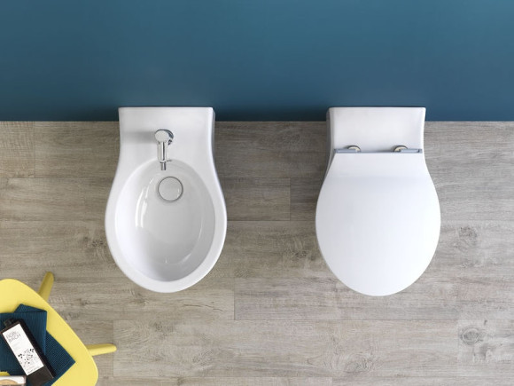 Биде Hatria Le Fiabe Y1A9 подвесное Белое Биде Hatria Le Fiabe Y1A9 подвесное Белое