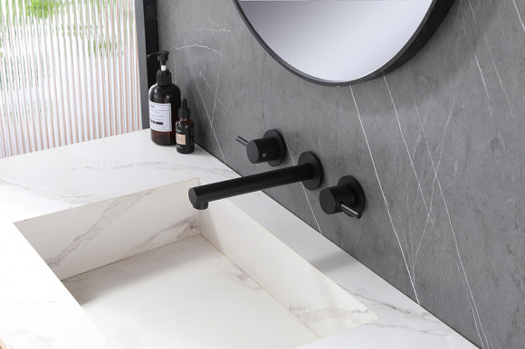 Смеситель для раковины Abber Emotion AF88121B Черный матовый Смеситель для раковины Abber Emotion AF88121B Черный матовый