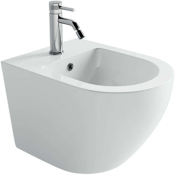 Биде Ceramicanova Uno CN11002 подвесное Белое