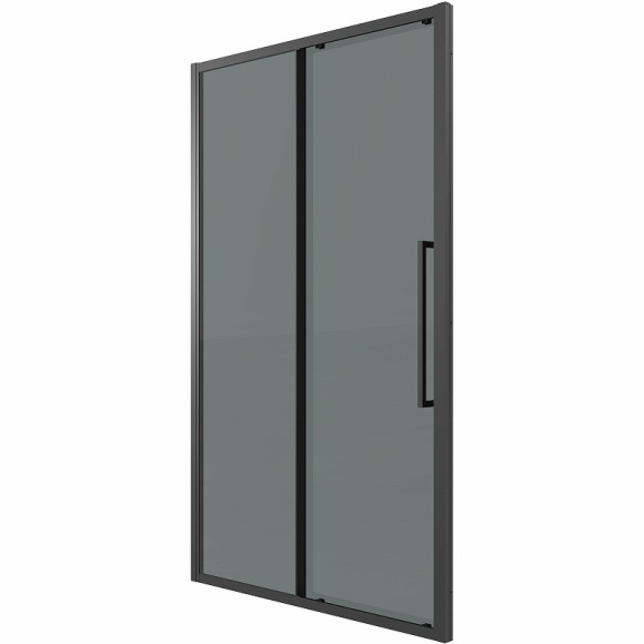 Душевая дверь Grossman Cosmo 110 100.K33.02.110.21.10 профиль Черный матовый стекло тонированное Душевая дверь Grossman Cosmo 110 100.K33.02.110.21.10 профиль Черный матовый стекло тонированное