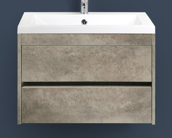 Тумба под раковину Art&Max Family-750-2C-SO-CV подвесная Цемент Тумба под раковину Art&Max Family-750-2C-SO-CV подвесная Цемент