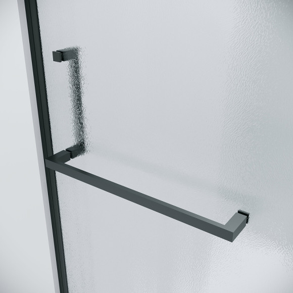 Душевой уголок Grossman Pragma 100х90 120.K33.03.1090.21.02 профиль Черный матовый стекло шиншилла Душевой уголок Grossman Pragma 100х90 120.K33.03.1090.21.02 профиль Черный матовый стекло шиншилла