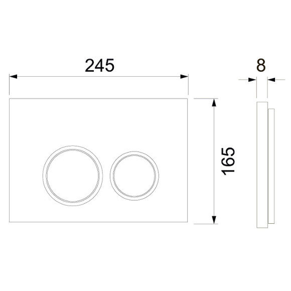 Комплект унитаза-биде Tece Spring S 955799 с инсталляцией с сиденьем Микролифт и клавишей смыва Хром глянцевый