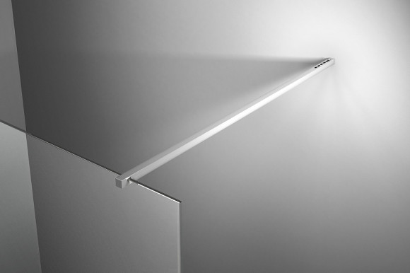 Душевая перегородка Jacob Delafon Contra 140 E22W140-GA профиль Хром стекло прозрачное