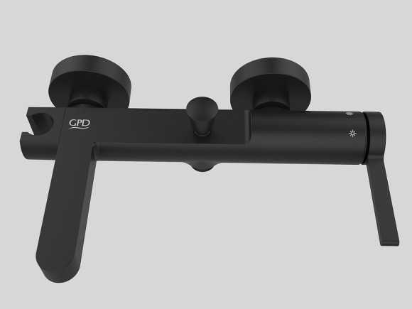 Смеситель для ванны GPD Gildo MBB165-S Черный