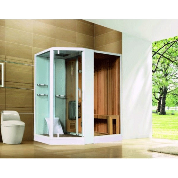 Душевая кабина Orans 180x130 R 89103RW с сауной профиль Белый стекла прозрачные Душевая кабина Orans 180x130 R 89103RW с сауной профиль Белый стекла прозрачные