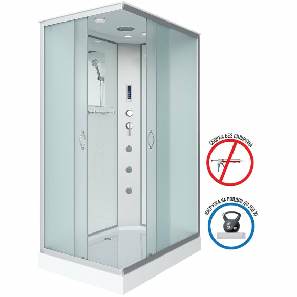 Душевая кабина Niagara Classic 120х80 NG-43285-14QF с гидромассажем Душевая кабина Niagara Classic 120х80 NG-43285-14QF с гидромассажем