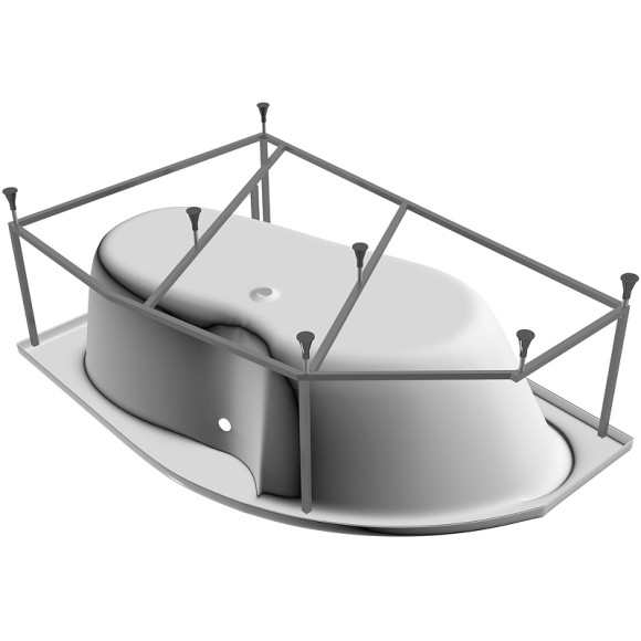 Акриловая ванна Vayer Azalia 150x105 R Гл000006725 без гидромассажа Акриловая ванна Vayer Azalia 150x105 R Гл000006725 без гидромассажа