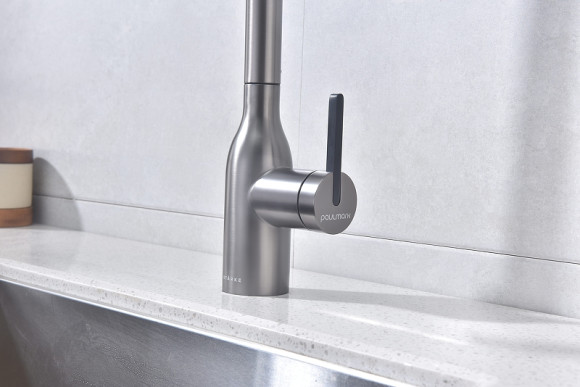 Смеситель для кухни Paulmark Universal Un213880-GM Вороненая сталь Смеситель для кухни Paulmark Universal Un213880-GM Вороненая сталь