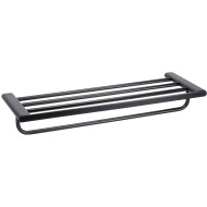 Полка для полотенец Bemeta Organic Black 167105150 Черная матовая
