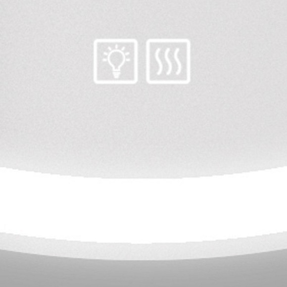 Зеркало BelBagno SPC-RNG-800-LED-TCH-WARM с подсветкой с подогревом с сенсорным выключателем