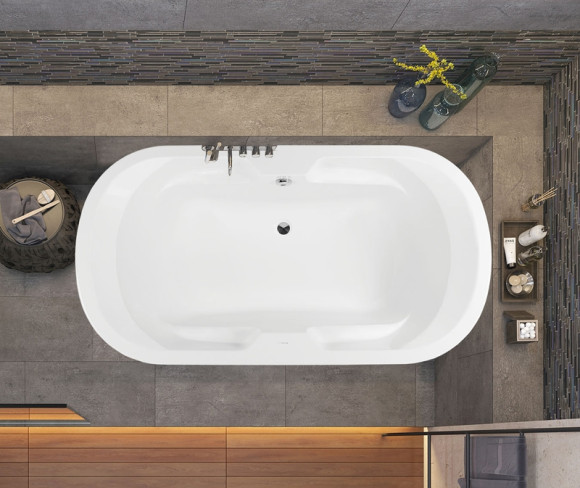 Акриловая ванна Vagnerplast Gaia 190x100 без гидромассажа