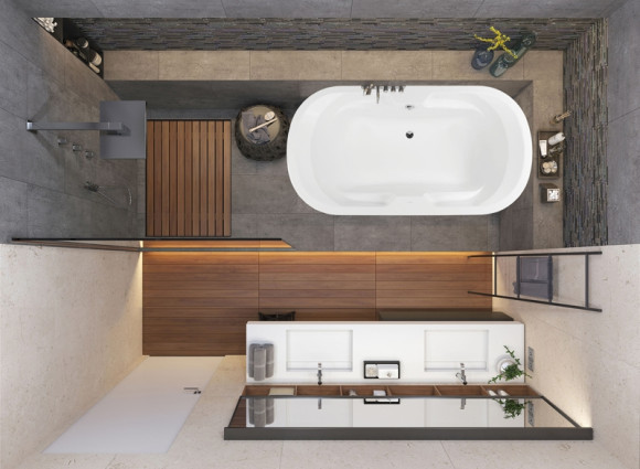 Акриловая ванна Vagnerplast Gaia 190x100 без гидромассажа