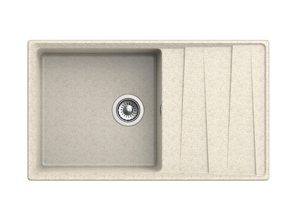 Кухонная мойка GranFest Level GF-LV-860L Бежевая Кухонная мойка GranFest Level GF-LV-860L Бежевая