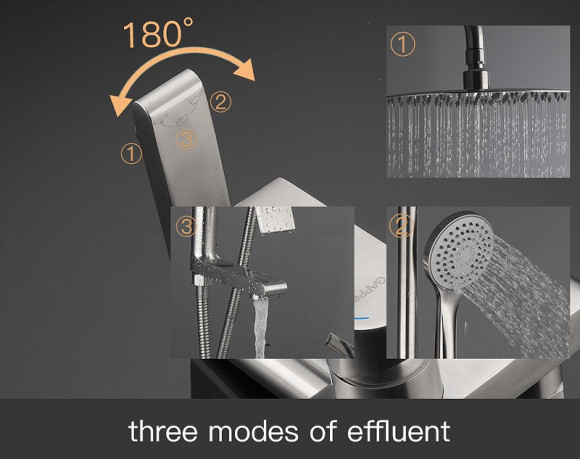 Душевая система Gappo G99-20 G2499-20 Сатин