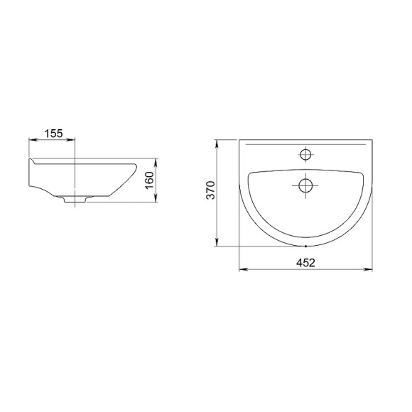 Раковина Santeri Родничок 45 1.3131.0.S00.10B.0 Белая Раковина Santeri Родничок 45 1.3131.0.S00.10B.0 Белая