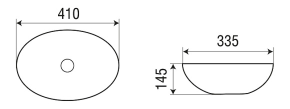 Раковина-чаша WeltWasser Elbach 3078 K514 41 10000004550 Мрамор