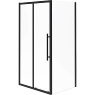 Душевой уголок Esbano Flex 120x90 ESOGF129PSB профиль Черный стекло прозрачное