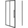 Душевой уголок Esbano Flex 120x90 ESOGF129PSB профиль Черный стекло прозрачное