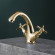 Смеситель для раковины Gattoni TRD TR320/18D0 Золото 24 карат Смеситель для раковины Gattoni TRD TR320/18D0 Золото 24 карат