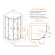 Душевой уголок RGW Classic CL-55B 80x80 72095588-14 профиль Черный стекло прозрачное