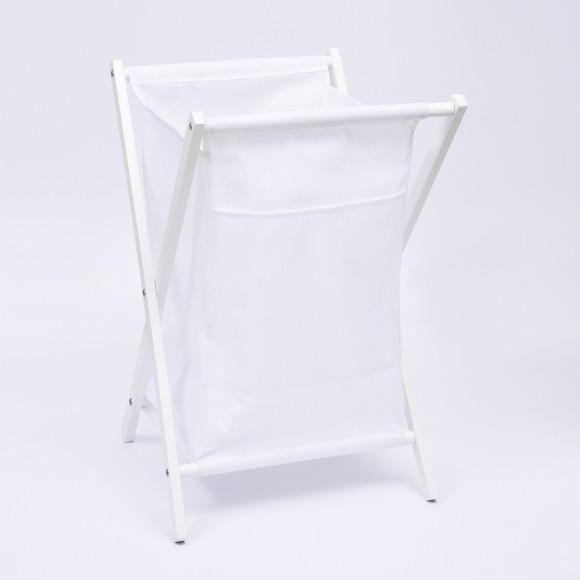 Корзина для белья WasserKRAFT Nau WB-773-L Белая Корзина для белья WasserKRAFT Nau WB-773-L Белая