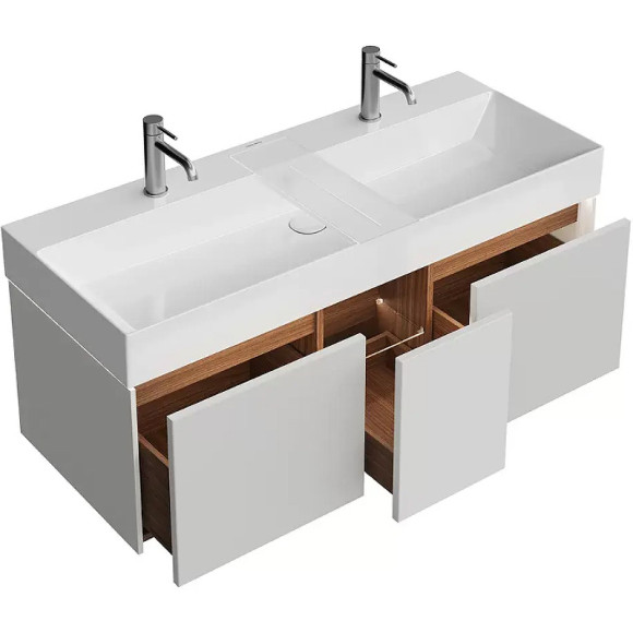 Тумба под раковину Kerama Marazzi Grande 120 GR.120.3\AGR.M подвесная Архитектурный серый Тумба под раковину Kerama Marazzi Grande 120 GR.120.3\AGR.M подвесная Архитектурный серый