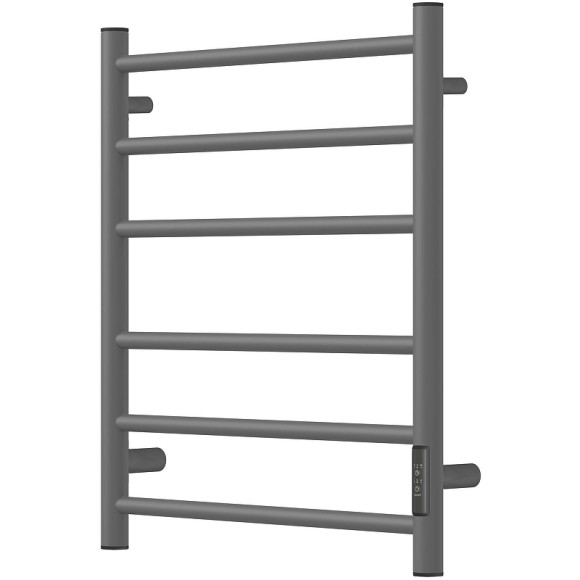 Электрический полотенцесушитель Point Аврора PN10856GR П6 500x600 диммер справа Графит премиум Электрический полотенцесушитель Point Аврора PN10856GR П6 500x600 диммер справа Графит премиум