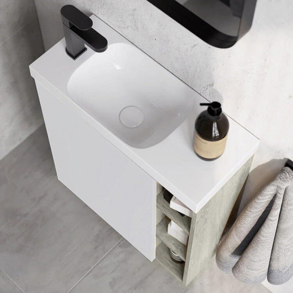 Корпус тумбы под раковину Aqwella Alba 60 L ALB0106LLS подвесной Камень натуральный Корпус тумбы под раковину Aqwella Alba 60 L ALB0106LLS подвесной Камень натуральный