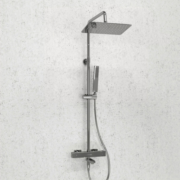 Душевая система WasserKRAFT A199.069.103.010.CH Thermo с термостатом Хром Душевая система WasserKRAFT A199.069.103.010.CH Thermo с термостатом Хром