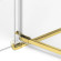 Душевой уголок New Trendy Avexa Gold 120х70 L EXK-1764 профиль Брашированное золото стекло прозрачное Душевой уголок New Trendy Avexa Gold 120х70 L EXK-1764 профиль Брашированное золото стекло прозрачное