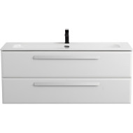 Тумба под раковину Cezares Eco-Cer-N 120 ECO-CER-N-1200-2C-SO-BO подвесная Bianco Opaco без ручек