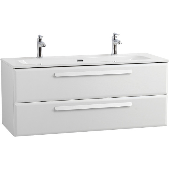 Тумба под раковину Cezares Eco-Cer-N 120 ECO-CER-N-1200-2C-SO-BO подвесная Bianco Opaco без ручек