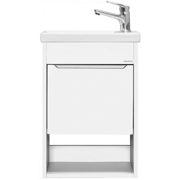 Тумба под раковину Aquaton Хоуп 40 1A287101HP2B0 подвесная Белая матовая