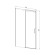 Душевая дверь Vincea Dice 130 VDS-4D130CL профиль Хром стекло прозрачное