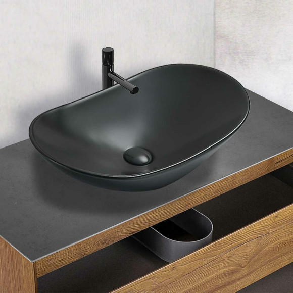 Раковина-чаша Vincea 62 VBS-508MB Черная матовая Раковина-чаша Vincea 62 VBS-508MB Черная матовая