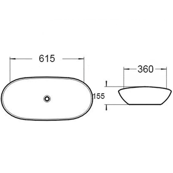 Раковина-чаша Vincea 62 VBS-508MB Черная матовая Раковина-чаша Vincea 62 VBS-508MB Черная матовая