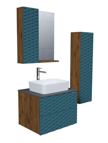 Зеркало со шкафом Grossman Альба 65 L 206502 Веллингтон Бриз Зеркало со шкафом Grossman Альба 65 L 206502 Веллингтон Бриз