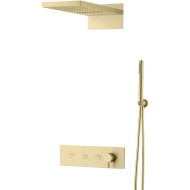 Душевая система Boheme Fusion 130-MG Золото матовое