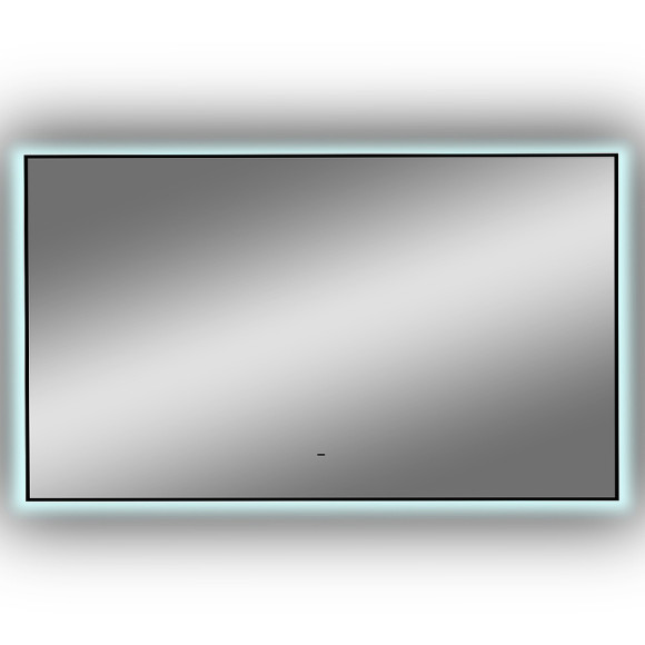 Зеркало Континент Amer 1200х700 ЗЛП1524 с подсветкой Черное с бесконтактным выключателем Зеркало Континент Amer 1200х700 ЗЛП1524 с подсветкой Черное с бесконтактным выключателем