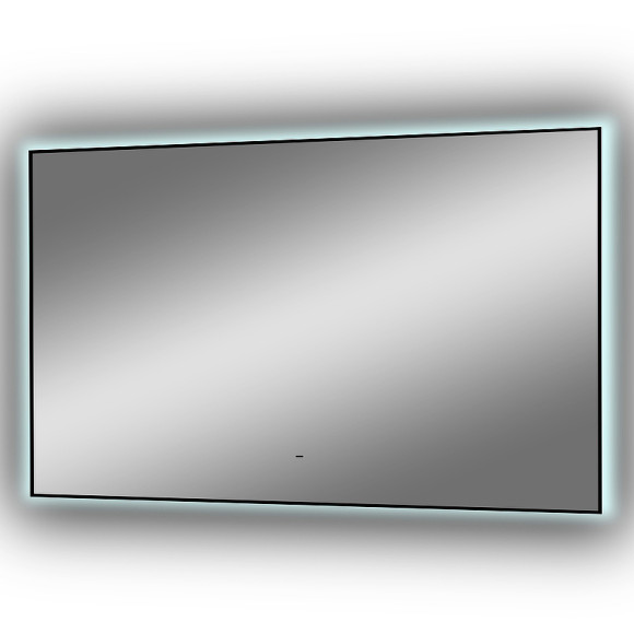 Зеркало Континент Amer 1200х700 ЗЛП1524 с подсветкой Черное с бесконтактным выключателем Зеркало Континент Amer 1200х700 ЗЛП1524 с подсветкой Черное с бесконтактным выключателем