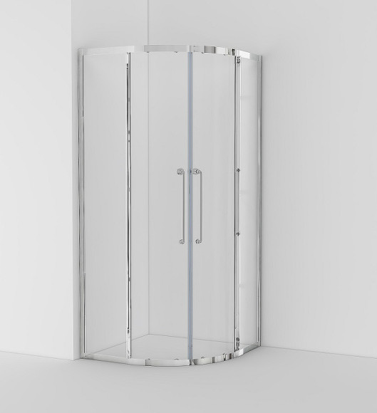 Душевой уголок Cezares Relax-304 90x90 RELAX-304-R-2-90-C-CR профиль Хром глянцевый стекло прозрачное