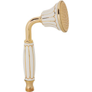 Ручной душ Migliore Olivia 19025 Золото Белый декор Золото