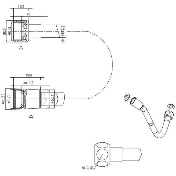 Душевая система Vincea Inspire VSFW-3I21T1CH с термостатом Хром Душевая система Vincea Inspire VSFW-3I21T1CH с термостатом Хром