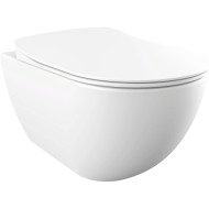 Унитаз биде Creavit Free FE320-00MB00E-0000 подвесной Белый матовый без сиденья