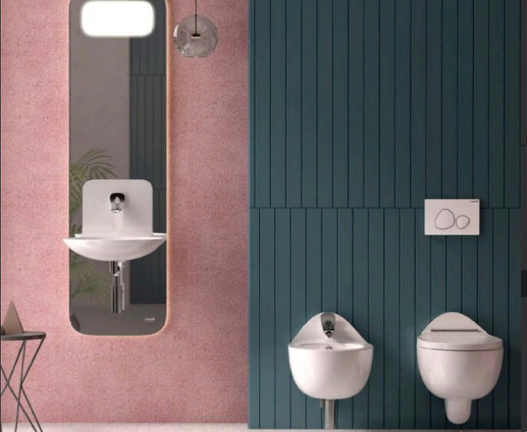 Биде Creavit Foglia FG510-00CB00E-0000 подвесное Белое