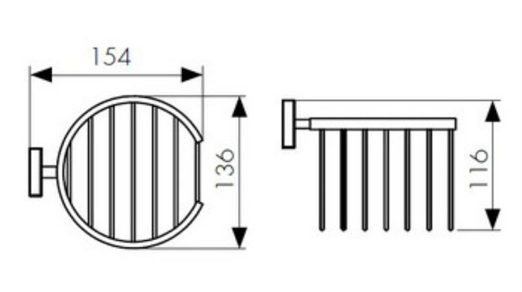 Держатель освежителя воздуха Kaiser KH-4312 Бронза